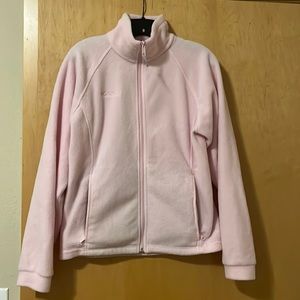 Girls Columbia Fleece Jacket - Light Pink - Size 18/20